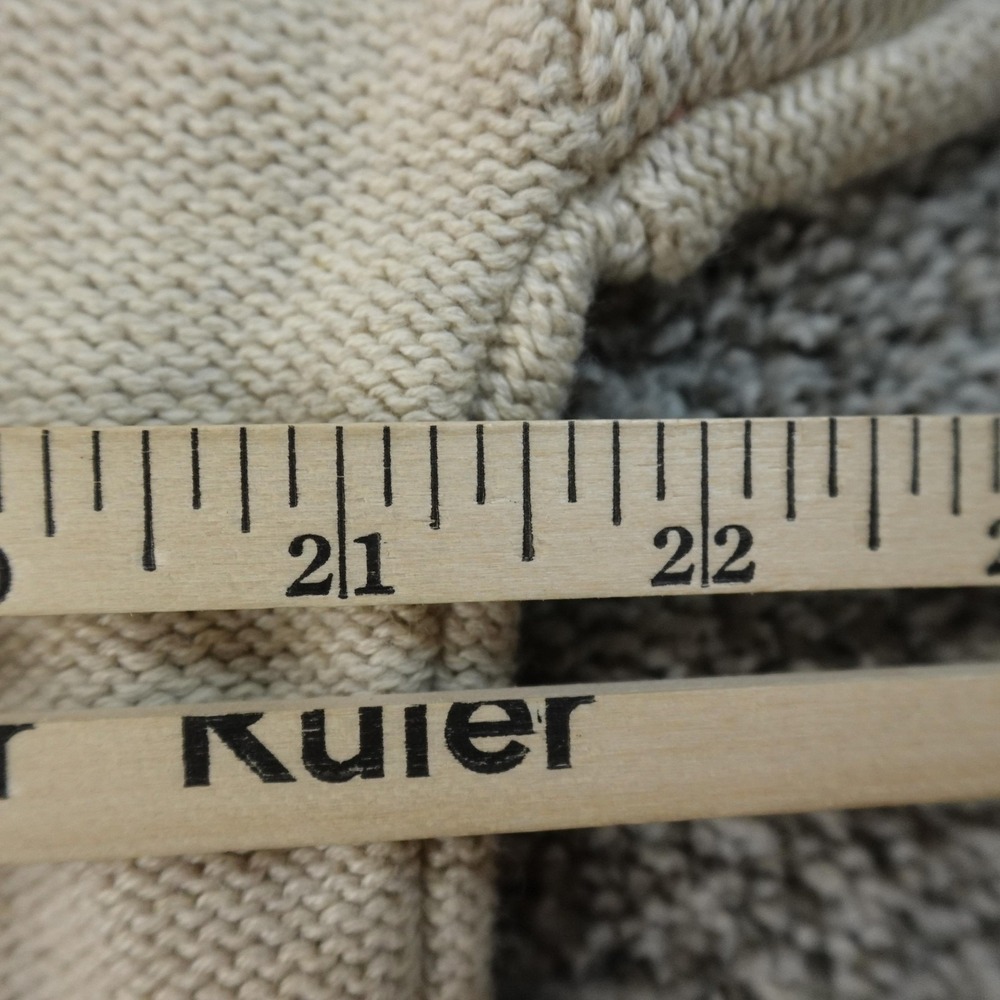Quince Speckled Beige Button-Up Cropped Cardigan - Picture 9 of 12